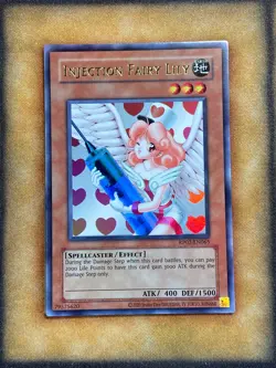 Yugioh Injection Fairy Lily RP02-EN065 Ultra Rare 2025 Print NM - Image 1