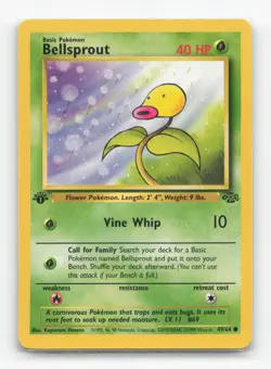 Pokemon TCG - Bellsprout 49/64 Moderately Played Common Jungle 1st Edition - Image 1