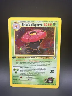 Pokemon Erika's Vileplume Gym Heroes First Edition 5/132 NM - Image 1