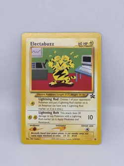 ▸ Pokemon | 2000 | Electabuzz | WOTC Black Star Promo | #46 | LP - Image 1