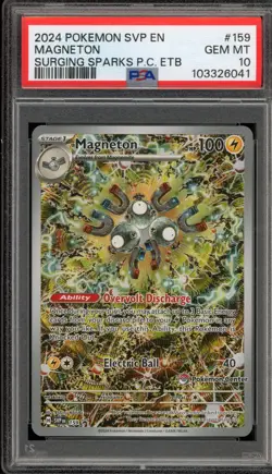 Pokemon Center Stamp Promo Magneton Surging Sparks ETB SVP EN 159 PSA 10 - Image 1