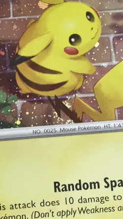 Pokemon TCG Pikachu 051 /162 Stamped 2026 Pokemon Day Promo 🍭Fart Swirl - Image 2