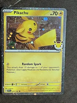 Pokemon TCG Pikachu 051 /162 Stamped 2026 Pokemon Day Promo 🍭Fart Swirl - Image 3