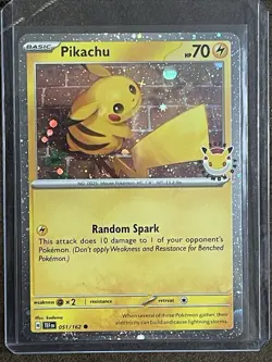 Pokemon TCG Pikachu 051 /162 Stamped 2026 Pokemon Day Promo 🍭Fart Swirl - Image 5