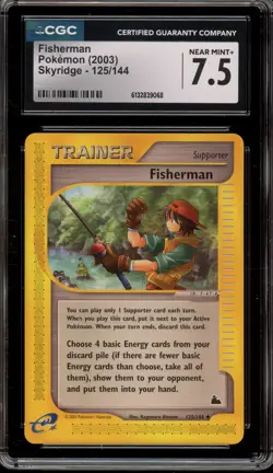 Pokemon Fisherman Skyridge #125 CGC 7.5 - Image 1