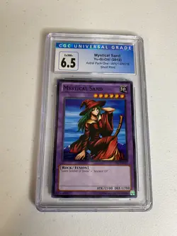 CGC Rare Short Print - Near Mint Yugioh Mystical Sand AP01-EN019 - Psa Bgs - Image 1