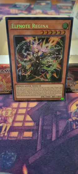 presale YUGIOH x1 BLZD-EN014 ELFNOTE REGINA - SECRET RARE 1st EDITION - Image 1