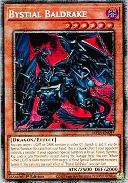 Yugioh MP25-EN045 Bystial Baldrake Starlight Rare MINT - Image 1