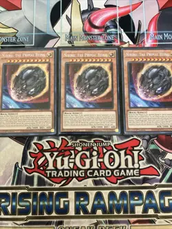 3x Nibiru, The Primal Being Secret Rare RA01-EN015 Yugioh Playset - Image 1