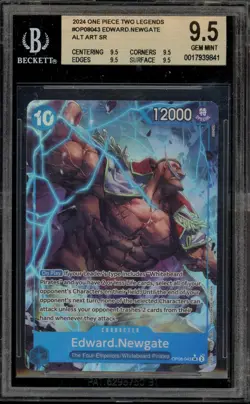 One Piece CCG Edward.Newgate Two Legends Alternate Art OP08-043 BGS 9.5 - Image 1