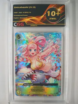 One Piece Shirahoshi (OP03-116) (V.3) Unnumbered Promos CGG 10+ Triple 28460316 - Image 1