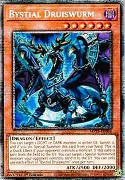 Yugioh MP25-EN044 Bystial Druiswurm Starlight Rare MINT - Image 1