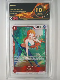 One Piece Nami (OP01-016) Ultra Deck: The Three Captains CGG 10+ Triple 28460369 - Image 1