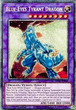 Yugioh MP25-EN042 Blue-Eyes Tyrant Dragon Starlight Rare MINT - Image 1