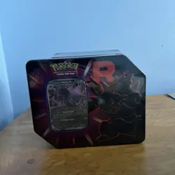 Pokemon Trading Card Game Team Rocket Tins Mewtwo And Nidoking Lot Of 2 - Image 2