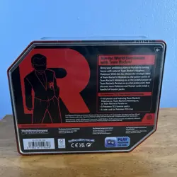 Pokemon Trading Card Game Team Rocket Tins Mewtwo And Nidoking Lot Of 2 - Image 3