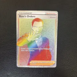 Boss's Orders 200/192 Rebel Clash Secret Rare Holo Pokemon Card - Image 1