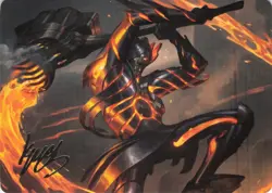 Forgehammer Centurion Art Card (Gold-Stamped Signature) Art Series: Phyrexia: Al - Image 1