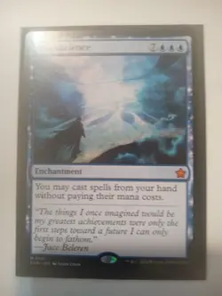 Omniscience Foundations Regular Magic The Gathering Card Mint - Image 1