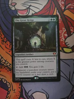 The Great Henge Commander Masters Regular Card MTG - Image 1