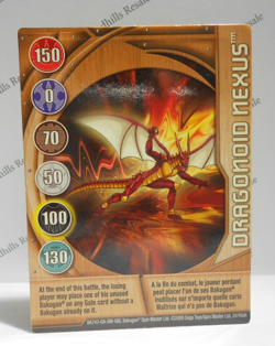 Bakugan Card - Dragonoid Nexus - Copper Gate Card - BA743 - 24/48ag - 2009 - Image 1