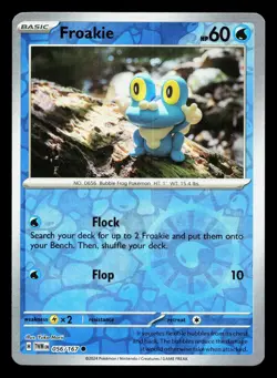 Froakie 056/167 Twilight Masquerade NM Reverse Holo Pokemon Card TCG - Image 1