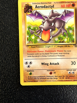 Aerodactyl - 16/62 - Pokemon Fossil Unlimited Rare Card WOTC NM - Image 4