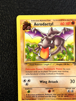 Aerodactyl - 16/62 - Pokemon Fossil Unlimited Rare Card WOTC NM - Image 5
