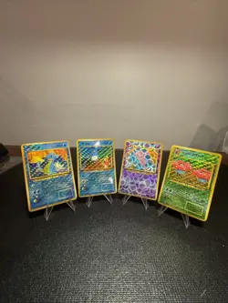 Southern Islands Japanese Sticker Cards. Mew, Marill, Lapras, And Vileplum - Image 1