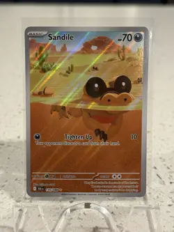 2025 Pokemon TCG BLK EN Sandile & Krokorok Basic Stage 1 Holo Cards Lot - Image 3