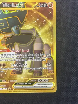 Pokemon TCG Ting-Lu EX - 275/193 - Paldea Evolved Secret Rare Card NM - Image 5