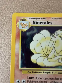 Ninetales 12/102 Holo Base Set 1999 WOTC Pokemon Card - Image 2
