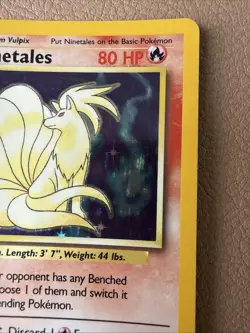 Ninetales 12/102 Holo Base Set 1999 WOTC Pokemon Card - Image 3