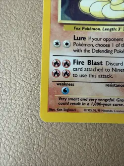Ninetales 12/102 Holo Base Set 1999 WOTC Pokemon Card - Image 5