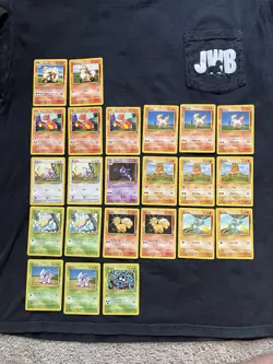 Pokemon Base Set 23 Card Lot Including Arcanine, Charmeleon, Haunter - Image 1
