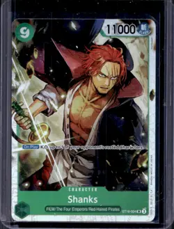 2025 One Piece A Fist of Divine Speed Shanks Special Card #ST16-004 - Image 1