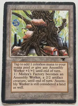 Magic The Gathering MTG MISHRA’S FACTORY Spring Antiquities Card! - Image 1