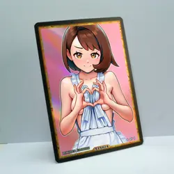 GLORIA Waifu Anime Card LIMITED 1/1 Custom TCG Holo Goddess Story ACG T14824 - Image 2