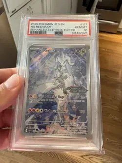 Reshiram JT Box Topper PSA 10 English Pokemon Card - Image 1