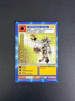 Digimon Andromom Tb-08 Taco Bell Promo Card LP - Image 1
