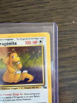 Pokemon TCG Dragonite Fossil Holo Unlimited Rare Card 4/62 LP - Image 5