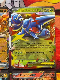 Pokemon TCG (4) Double Rare Card Lot Rotom - Oricorio - Heracross - Regirock - Image 3