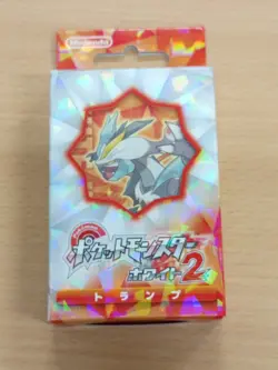 JAPAN POKEMON WHITE POKER PLAYING CARDS BRAND New Sealed. RARE!! - Image 1