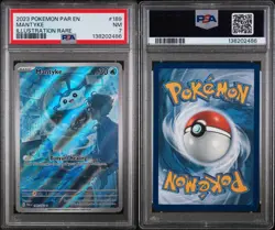 Pokemon TCG Mantyke Card 189/182 Paradox Rift PSA 7 - Image 3
