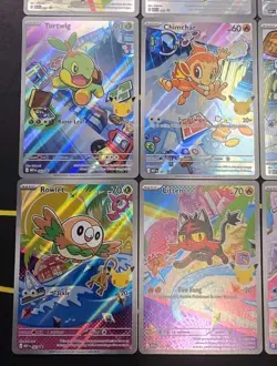 Pokemon First Partner Illustration Collection Promos FULL SET 9x Cards Near Mint - Image 4