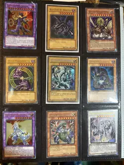 Yugioh Collection Binder vintage lot Mostly Holo Cards Blue Eyes Dark Magician - Image 1