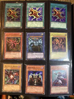 Yugioh Collection Binder vintage lot Mostly Holo Cards Blue Eyes Dark Magician - Image 2