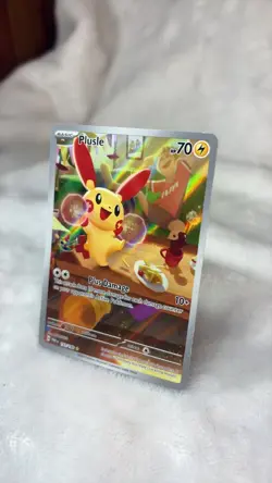 Pokemon Plusle TCG Card 193/182 Sv04: Paradox Rift Near Mint Condition - Image 2