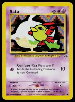 Pokemon Card Neo Discovery Natu 59/75 Common - Image 1