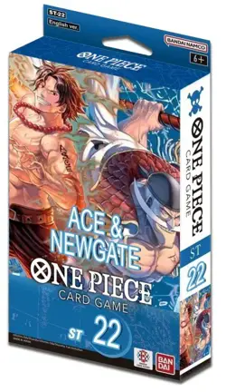 One Piece Card Game Ace & Newgate Starter Deck ST-22 SEALED - Image 1